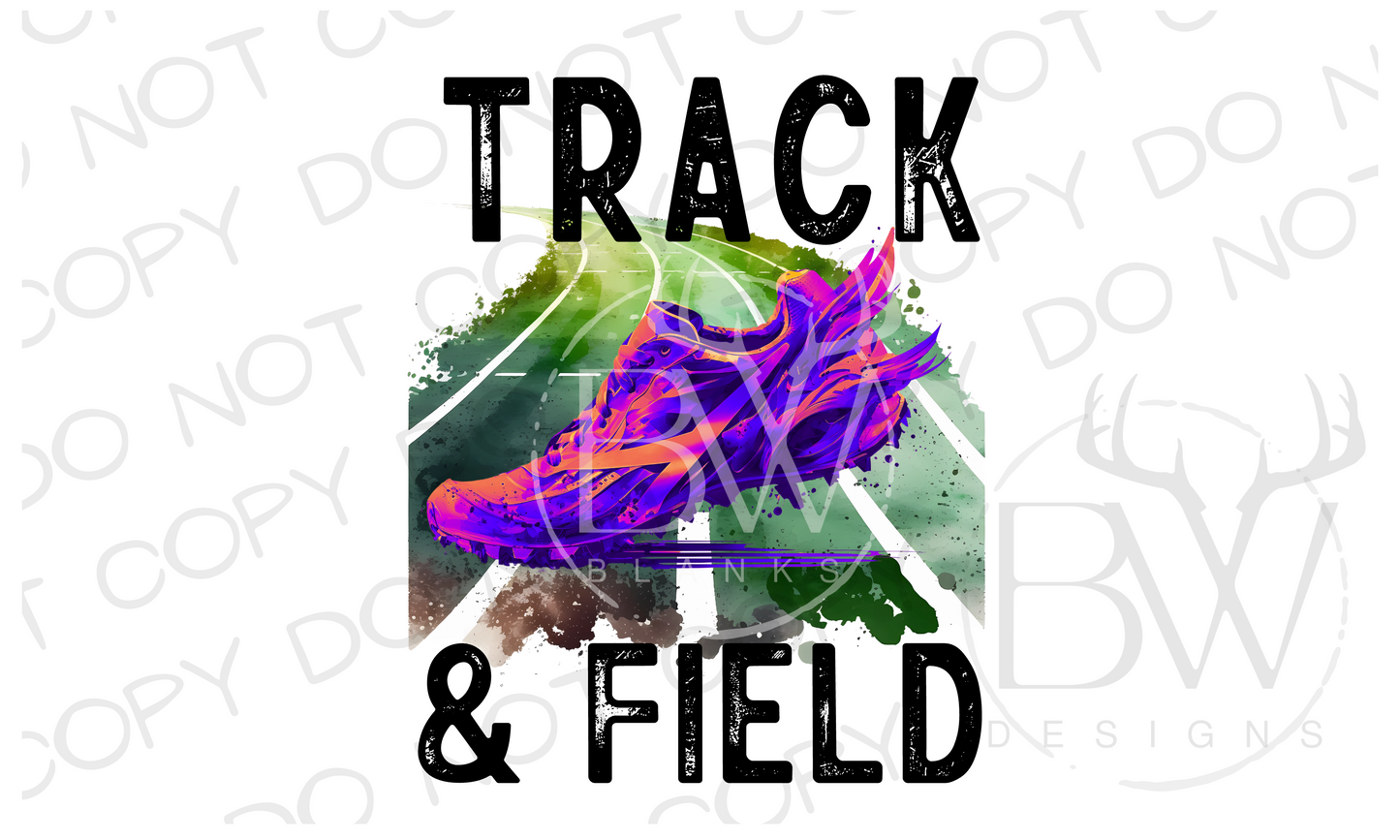 Track & Field Digital Download PNG