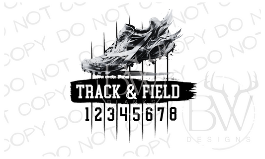 Track & Field Digital Download PNG