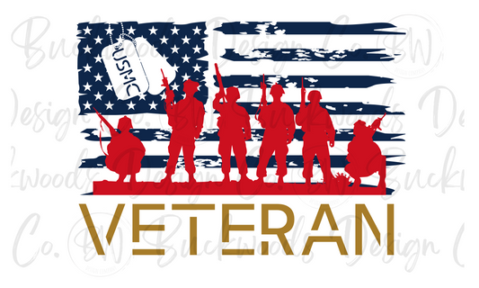 Veteran U.S. Marines Digital Download PNG