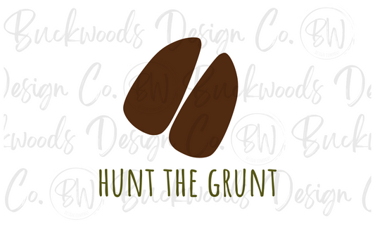 Hunt the Grunt Digital Download PNG