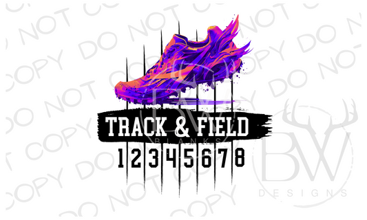 Track & Field Digital Download PNG