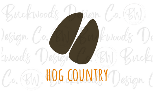 Hog Country Digital Download PNG