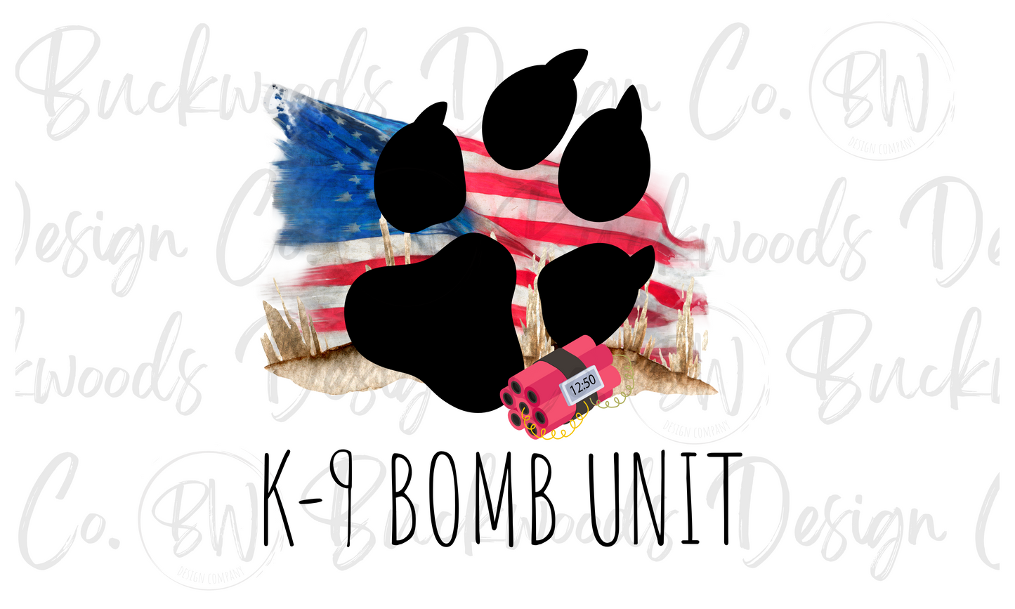 K-9 Bomb Unit Digital Download PNG