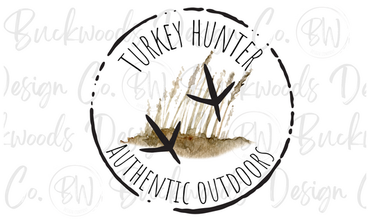 Turkey Hunter Digital Download PNG