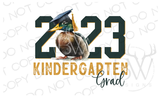 2023 Kindergarten Grad Duck Graduation Digital Download PNG
