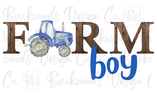 Farm Boy Digital Download PNG