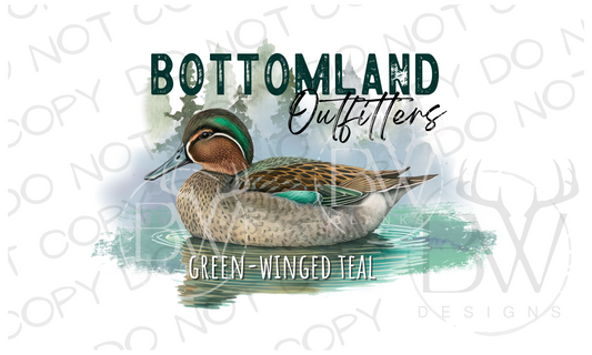 Bottomland Outfitters Duck Hunting Digital Download PNG