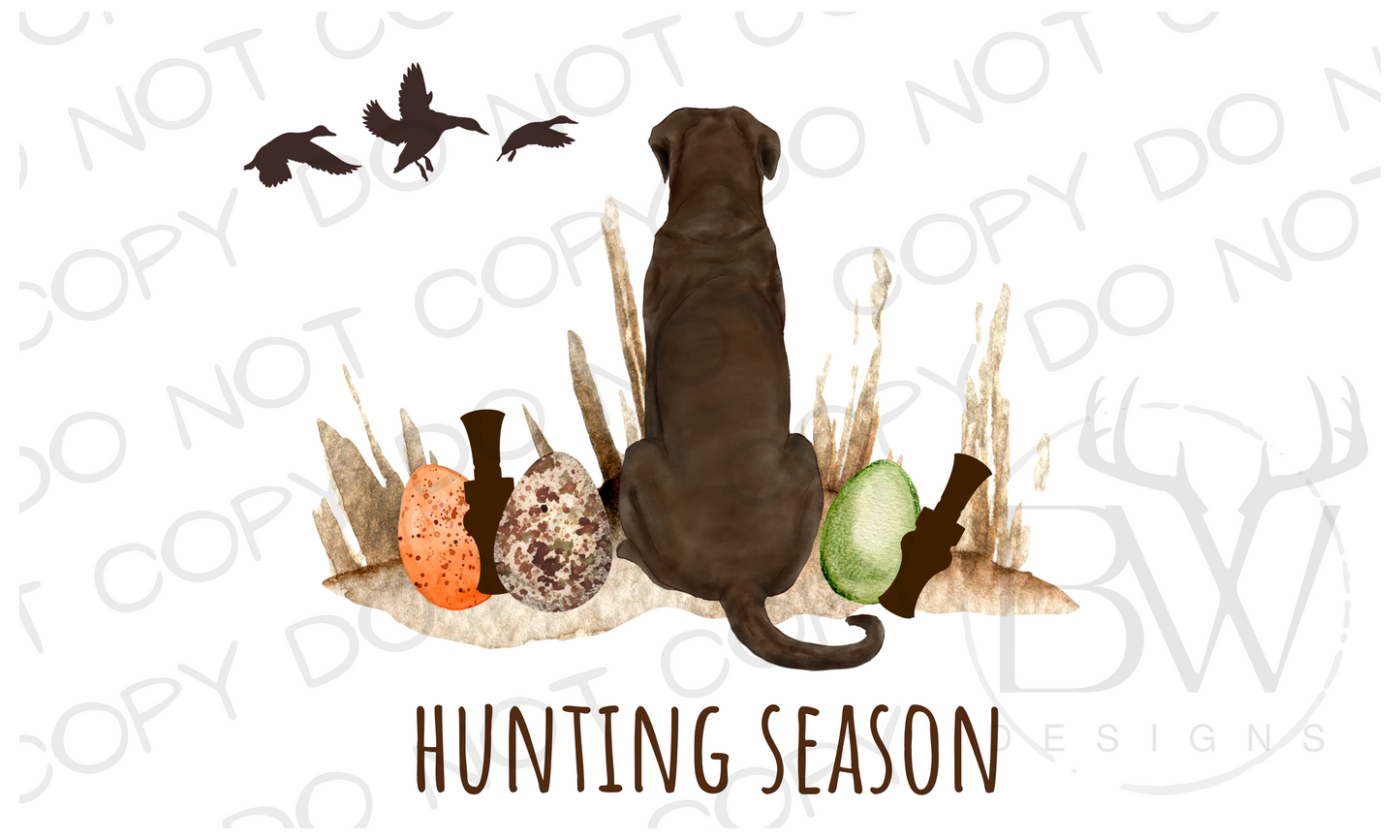 Hunting Season Easter Duck Hunting Digital Download PNG