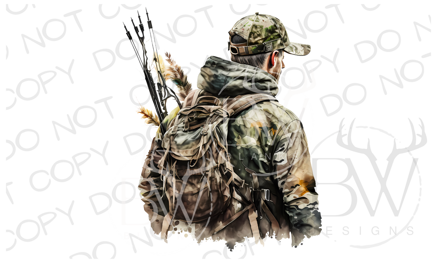 Hunter Hunting Digital Download PNG