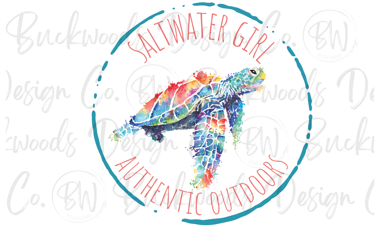 Saltwater Girl Digital Download PNG