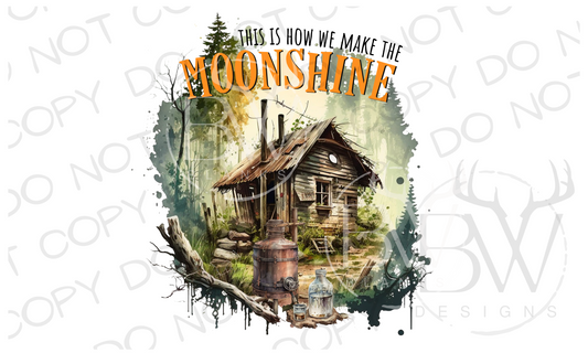 This is how we make the Moonshine Digital Download PNG