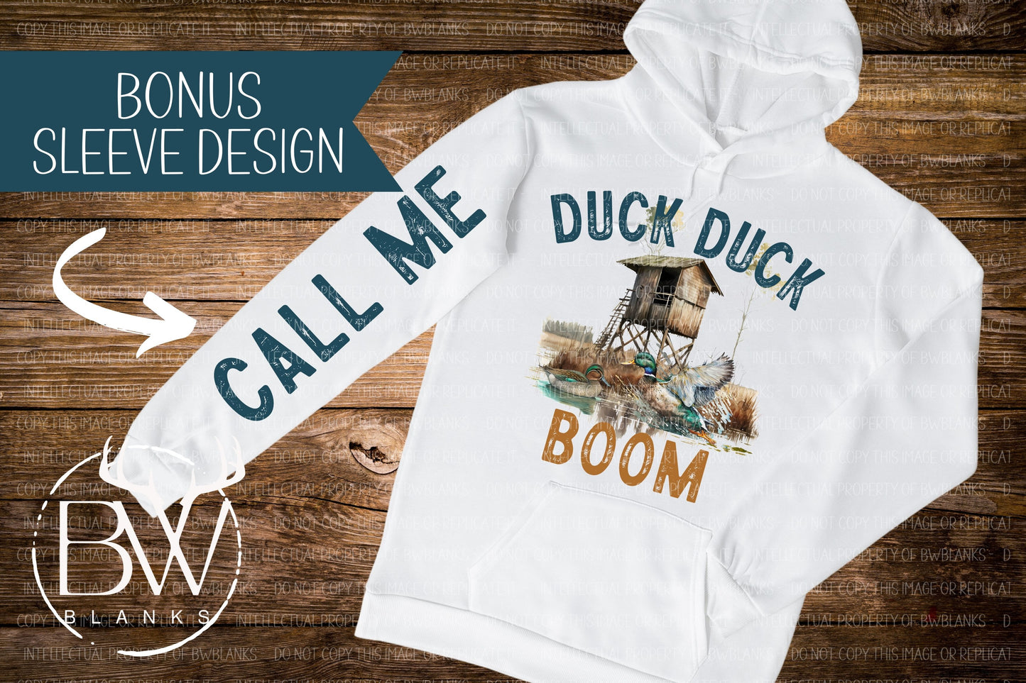 3-Pack Duck Duck Boom Duck Hunting Digital Download PNG