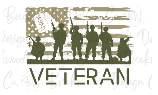 U.S. Army Veteran Digital Download PNG