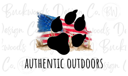 Authentic Outdoors All American Boy Duck Hunting Digital Download PNG