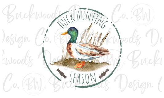 Duck Hunting Season Digital Download PNG