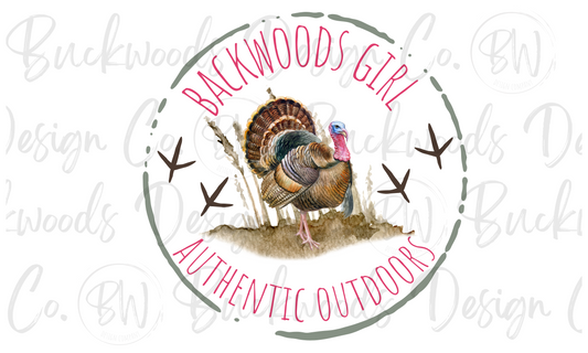 Backwoods Girl Digital Download PNG