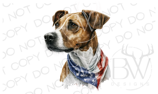 American Treeing Feist Hunting Dog Digital Download PNG