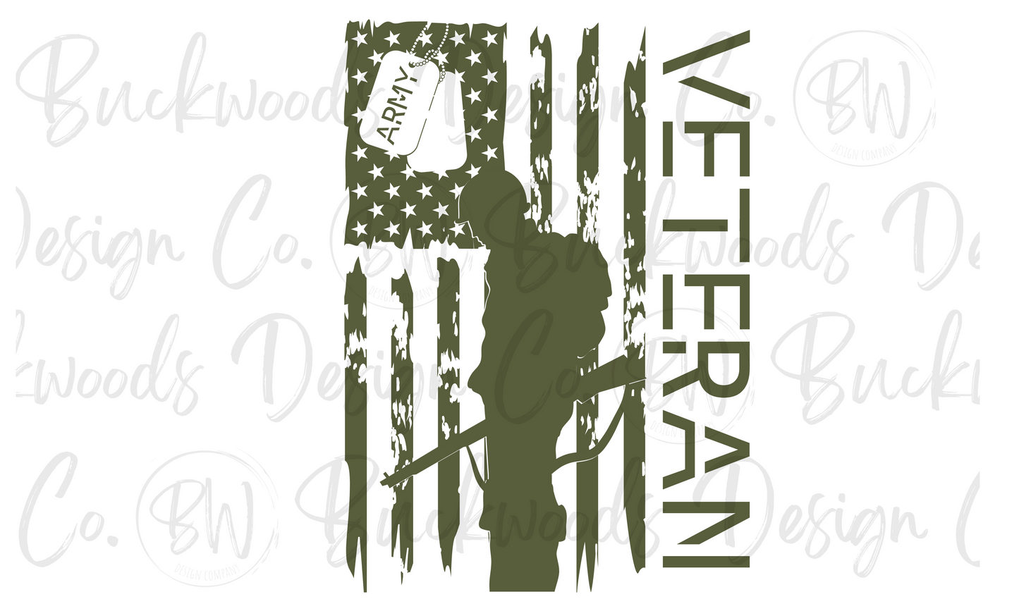 U.S. Army Veteran Digital Download PNG