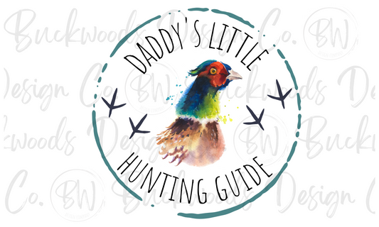 Daddy's Little Hunting Guide Digital Download PNG