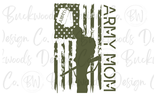 Army Mom U.S. Army Digital Download PNG