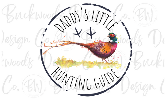 Daddy's Little Hunting Guide Digital Download PNG