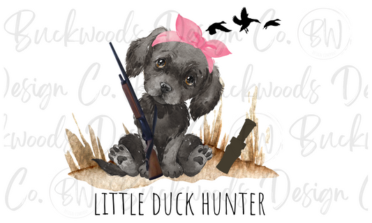 Little Duck Hunter Digital Download PNG