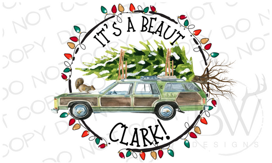 It's A Beaut Clark Christmas Family Vacation Digital Download PNG