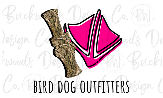 Bird Dog Outfitters Logo Duck Hunting Digital Download PNG