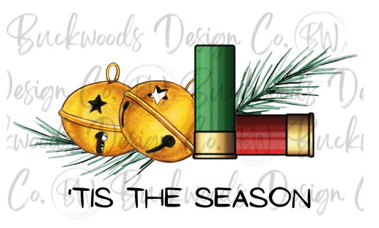 Tis the Season Hunting Christmas Digital Download PNG