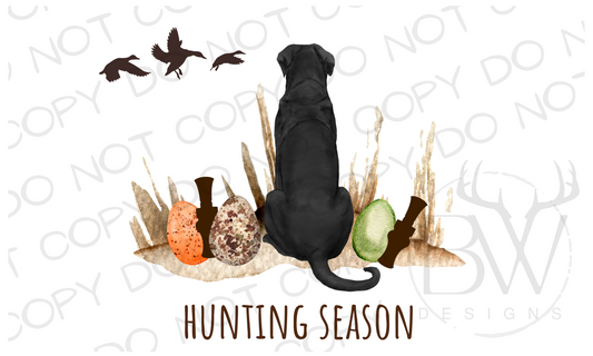 Hunting Season Easter Duck Hunting Digital Download PNG