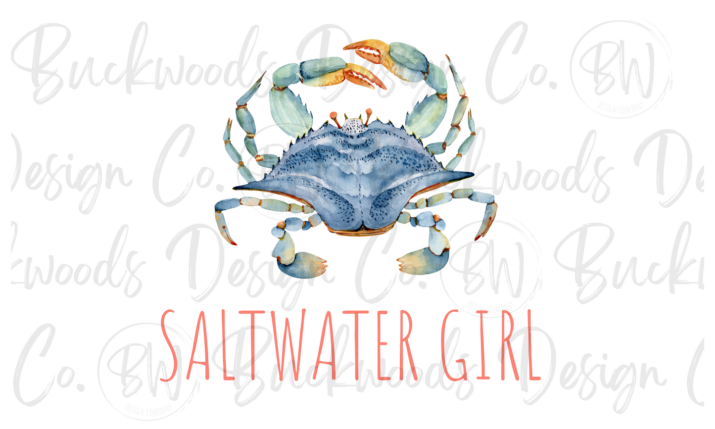 Saltwater Girl Digital Download PNG