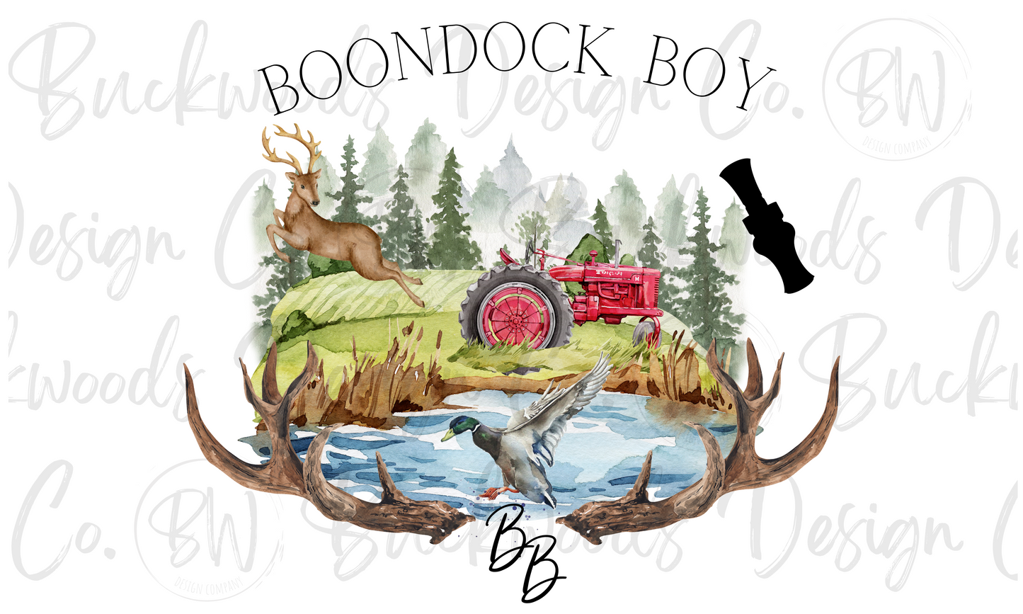 Boondock Boy Digital Download PNG