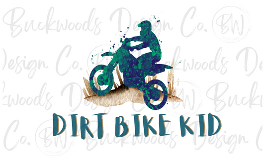 Dirt Bike Kid Digital Download PNG