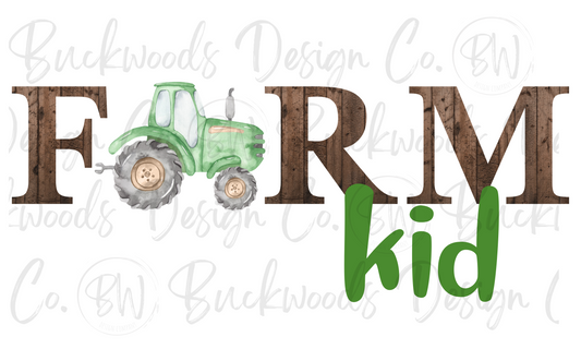 Farm Kid Digital Download PNG