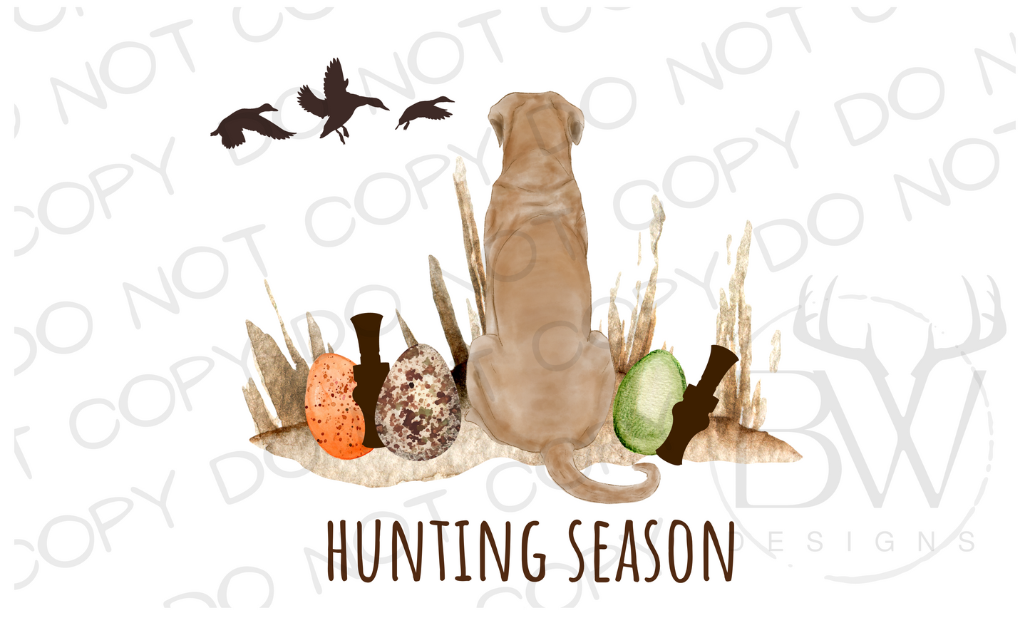 Hunting Season Easter Duck Hunting Digital Download PNG