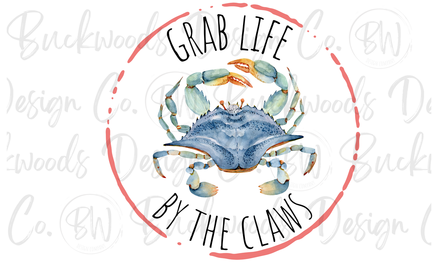 Grab Life By the Claws Digital Download PNG