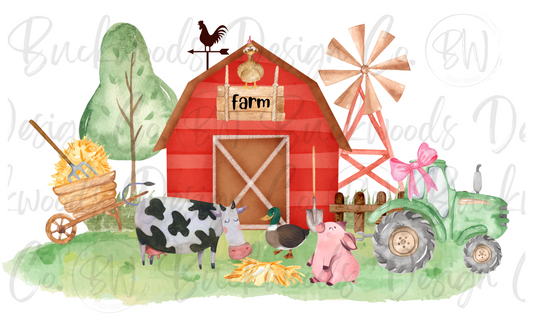 Farm Friends Digital Download PNG