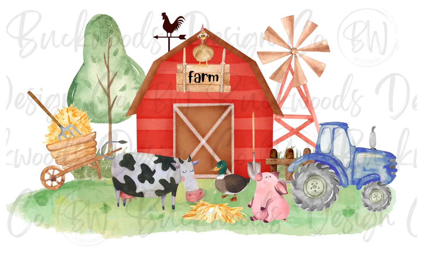 Farm Friends Digital Download PNG