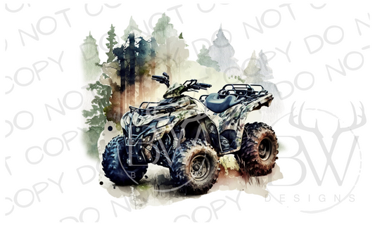 Camo 4-Wheeler Digital Download PNG