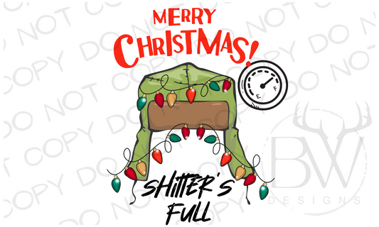 Shitter's Full Christmas Family Vacation Digital Download PNG