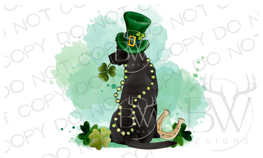 Irish Hunting Dog St. Patrick's Day Hunting Digital Download PNG