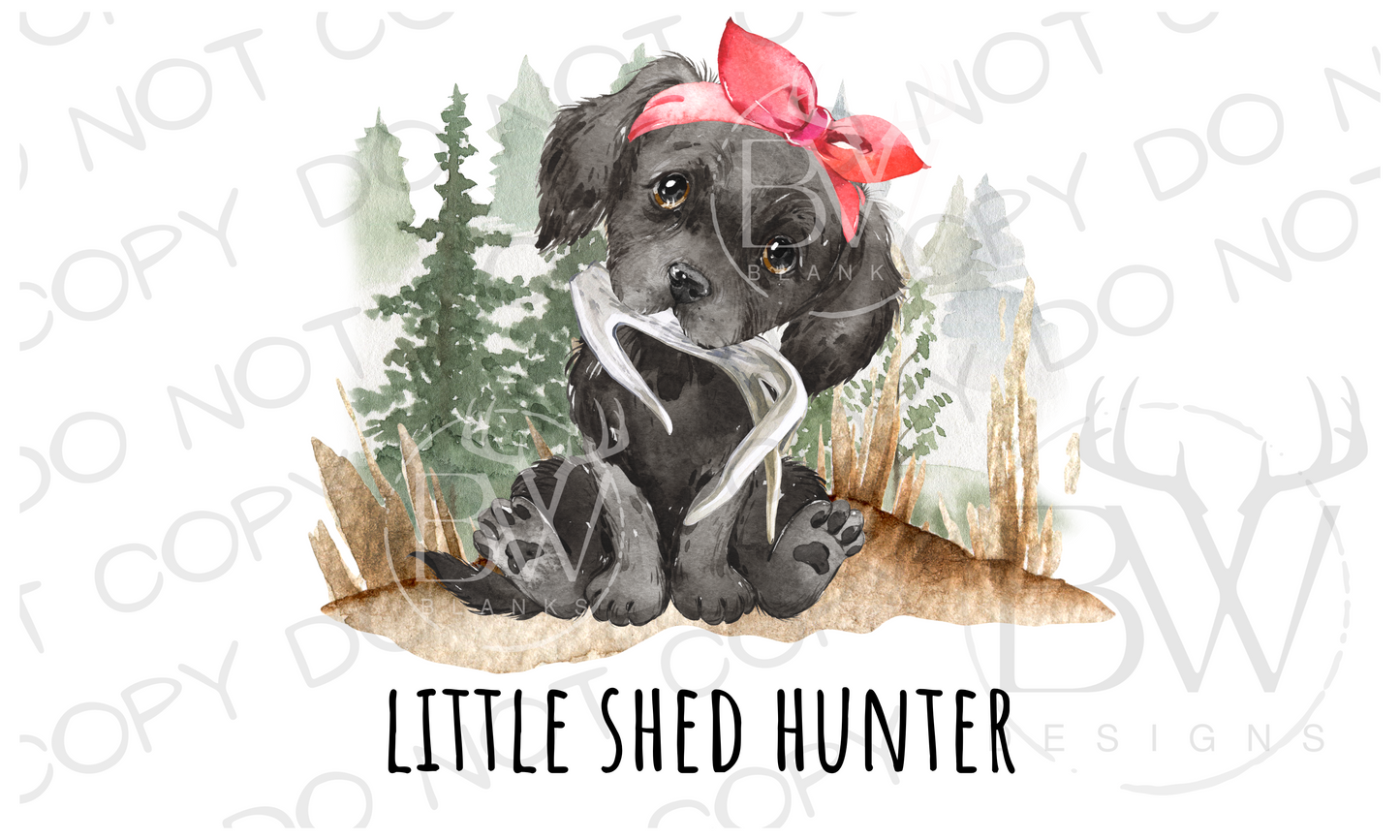 Little Shed Hunter Shed Hunting Digital Download PNG