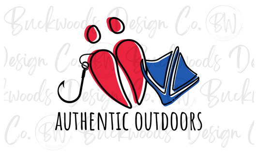 Authentic Outdoors Country Boy Hunting Digital Download PNG