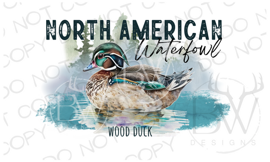 North American Waterfowl Wood Duck Hunting Digital Download PNG