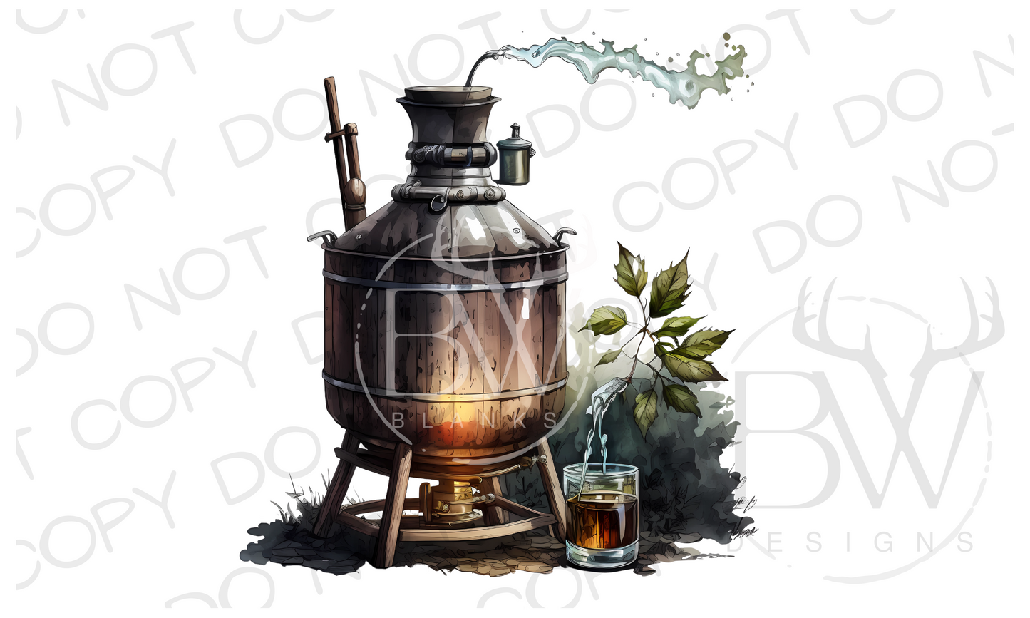 Moonshine Still Moonshine Digital Download PNG