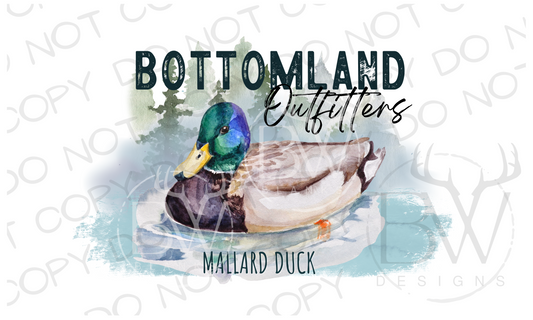 Bottomland Outfitters Duck Hunting Digital Download PNG