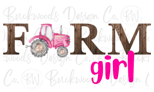 Farm Girl Digital Download PNG