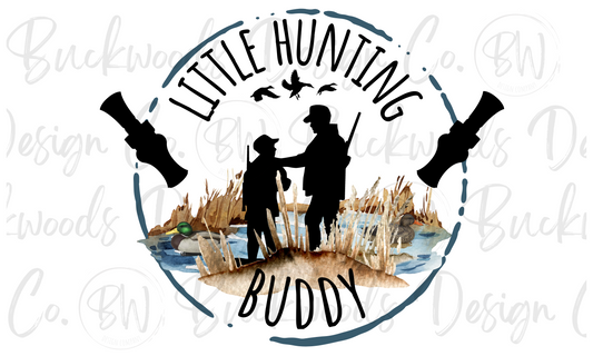 Little Hunting Buddy Duck Hunting Digital Download PNG