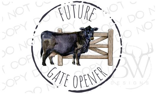 Future Gate Opener Cattle Rancher Digital Download PNG