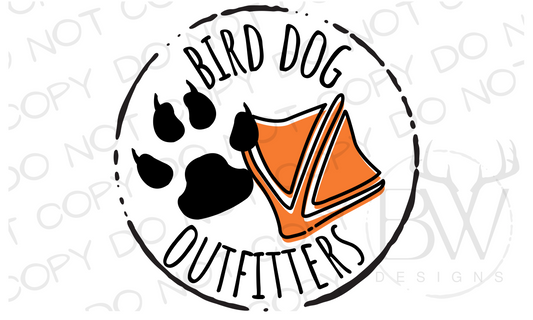 Bird Dog Outfitters Logo Duck Hunting Digital Download PNG